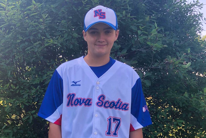 Parker Hanrahan of Glace Bay will suit up for Team Nova Scotia at the 2018 15U Boys Ray Carter Cup National Championship next week in Oshawa, Ont. The 15-year-old is the lone Cape Breton player on this year’s team.