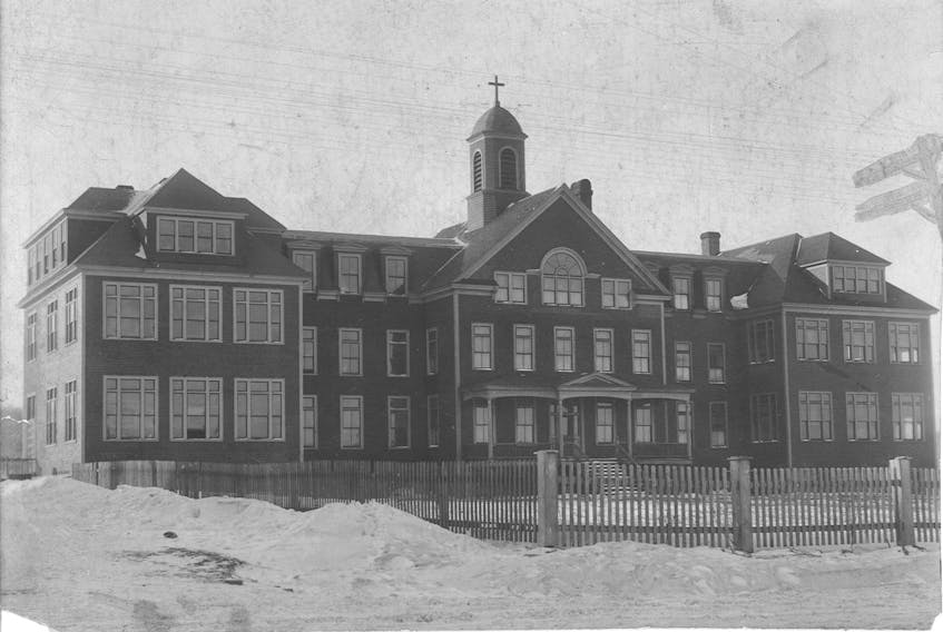 Contributed photo from Sisters of Charity Halifax Congregational Archives
The original convent housed by the Congregation of Notre-Dame nuns in New Waterford in the late 1800s. The convent had the local schools attached on both sides as the nuns were sequestered and not permitted outside and accessed the school classrooms through a corridor.