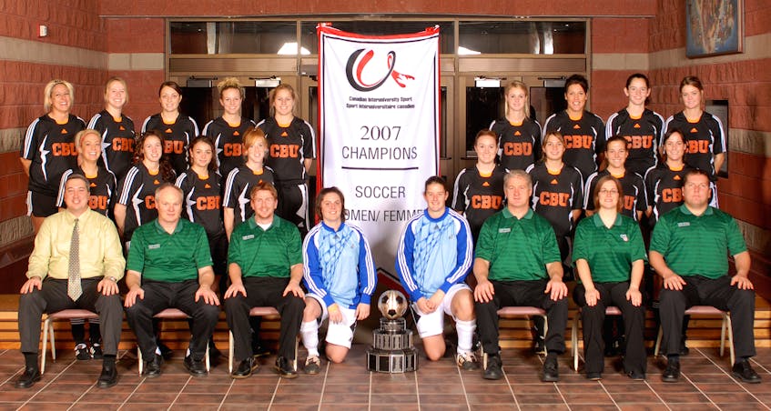 On November 11th, 2007, the Cape Breton University CAPERS defeated York University Lions by of score of 2-1 to take home the Canadian Interuniversity Sport (CIS) national title. The game was played at the Veterans’ Memorial Turf in New Waterford under the leadership of seven-time Atlantic University Sport (AUS) coach of the year and three-time national U SPORTS coach of the year, Stephen (Ness) Timmons.