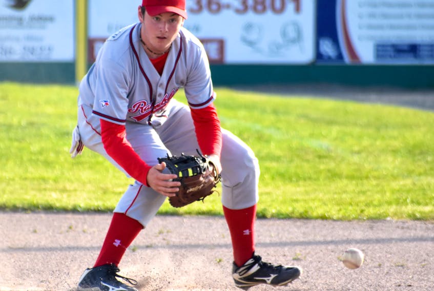 Ethan Richards of Port Hawkesbury has dedicated his summer to playing for the Cape Breton Ramblers. Because the team is based in Sydney Mines, Richards is forced to travel two hours back-and-forth for practices and home games. Richards is playing with the Ramblers at the 2019 Canadian Senior Little League Championship in Sydney Mines.