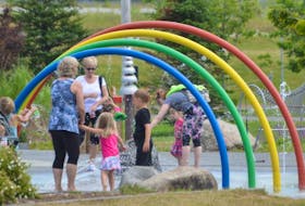 Children play at Open Hearth Park in Sydney on Wednesday. This week CBRM council approved a recreation master plan that details recreation facilities throughout the municipality, although any future decisions about the fate of individual facilities will go to council.