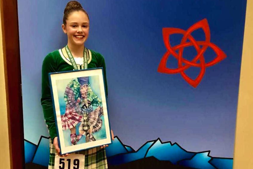 Cape Breton highland dancer Drea Shepherd of Sydney finished sixth overall in her age category (12 and under-14) at the Highland Dance Canadian Championship earlier this month in Calgary Alta.
