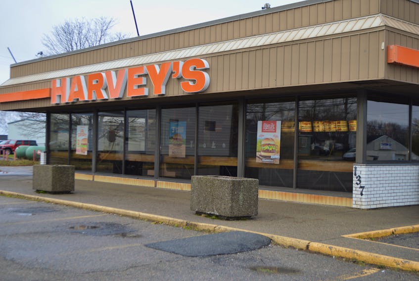 Harvey’s Restaurant on Prince Street, Sydney. Officials with Recipe Unlimited, which own the Harvey’s brand, said Harvey’s will be closing at the end of the year and they are currently searching for a new location in the area.