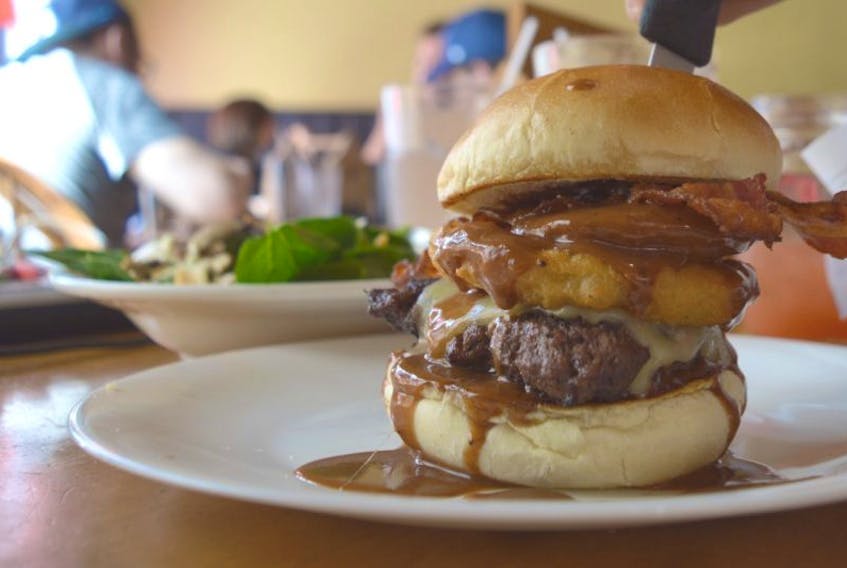 The Ringer burger is the biggest seller at the Coastal restaurant in Ingonish and has been given the title of best burger in Nova Scotia.