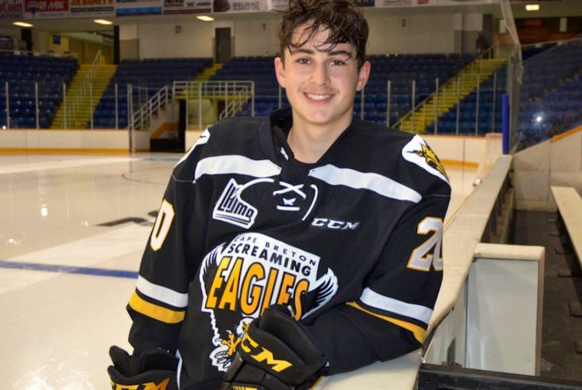 Cape Breton Screaming Eagles rookie forward Ryan Francis of Beaver Bank, N.S., earned a spot on the roster in his first training camp with the club.