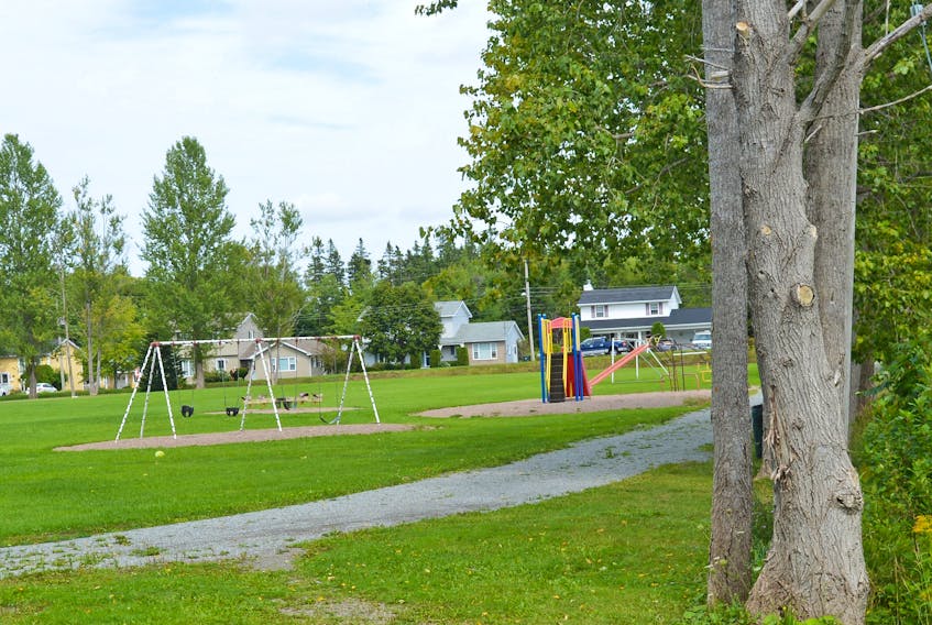 Community members hit a roadblock in their plans to renovate the Cantley Village playground after uncovering a land dispute between the subdivision owner and the Cape Breton Regional Municipality. ERIN POTTIE/CAPE BRETON POST