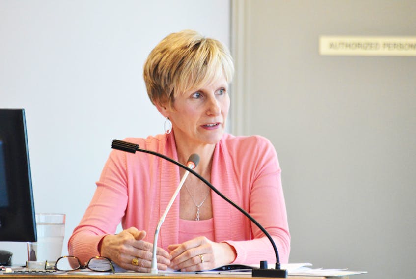 Marie Walsh, shown above in this file photo, is the the Cape Breton Regional Municipality's chief administration officer. The CBRM may be $73 million in debt, but the cash-strapped municipality’s debt has slowly been coming down, says Walsh.