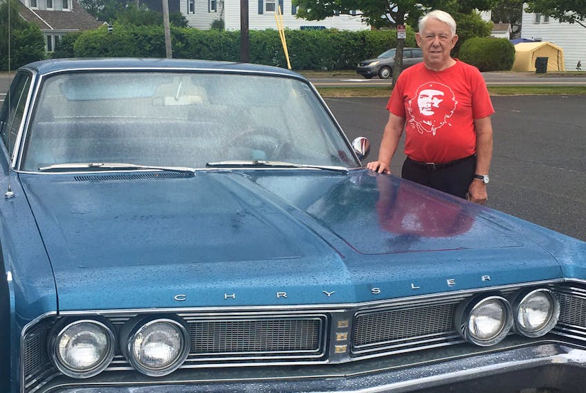 James MacNeil and his 1967 Chrysler. CONTRIBUTED/THERESE MACADAM