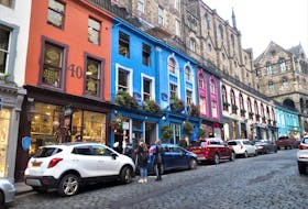 Victoria Street, Edinburgh, shown, is the inspiration for Diagon Alley from the Harry Potter novels. CONTRIBUTED - PAUL MACDOUGALL