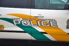 The Cape Breton Regional Police Service logo is seen on the side of a CBRPS police file photo.