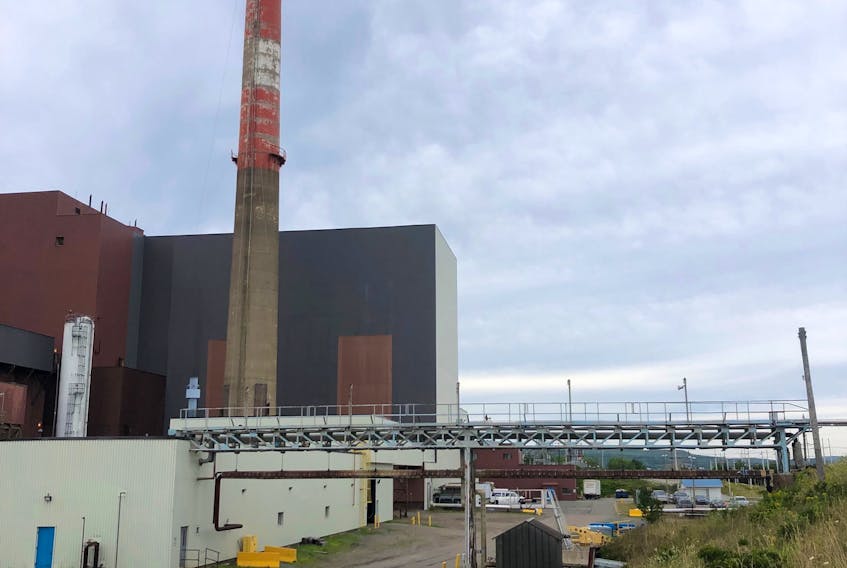Nova Scotia Power has begun the process of dismantling a 50-year-old, 91-metre tall stack at its Point Tupper Generating Station.