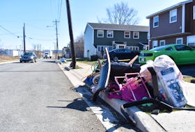 Curbs around the Cape Breton Regional Municipality are filling up with heavy garbage items in advance of the annual big item cleanup. Heavy garbage items must be out by 6 a.m. on Monday.