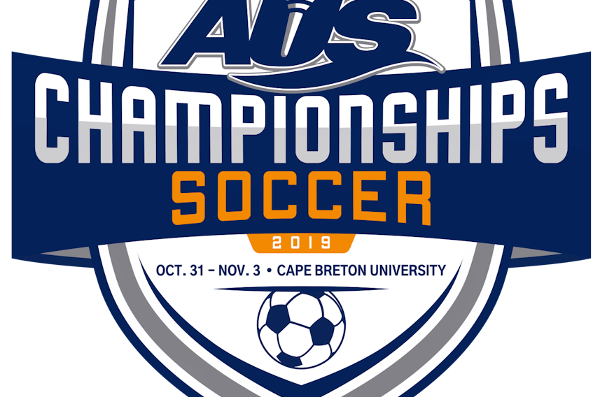 2019 Atlantic University Sport Soccer Championships logo.