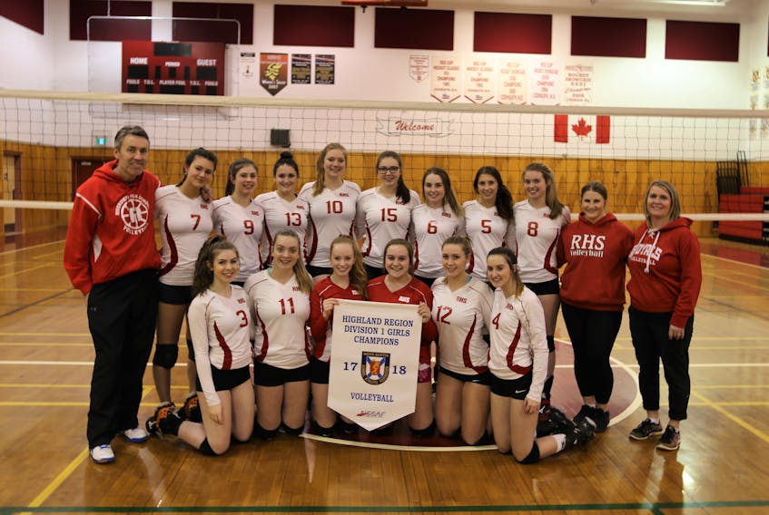 The Riverview Royals girls volleyball team is heading to the Nova Scotia School Athletic Federation Division 1 championship in Halifax on Thursday. SUBMITTED PHOTO