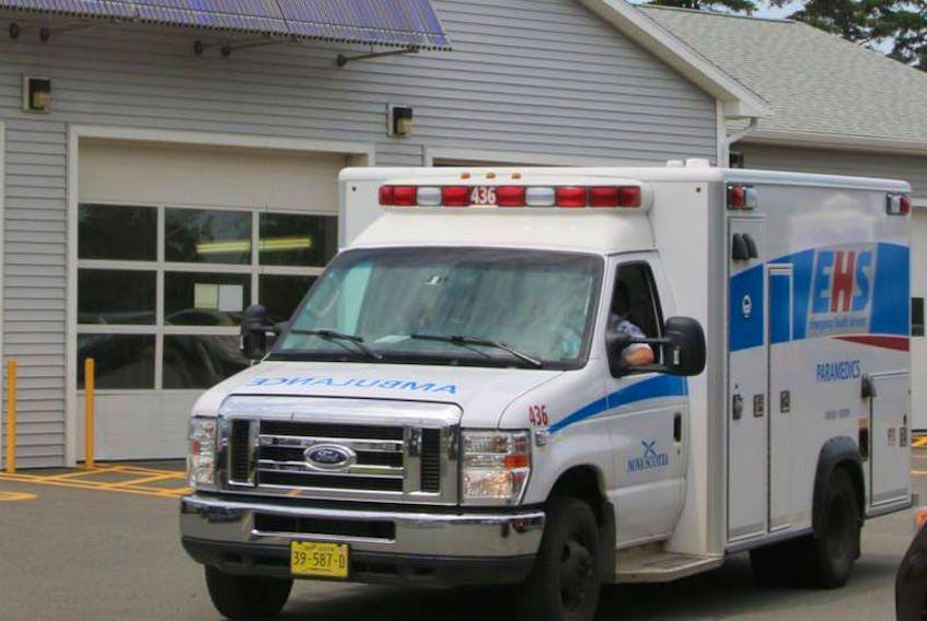 This file photo shows an EHS vehicle in Cape Breton answering a call.