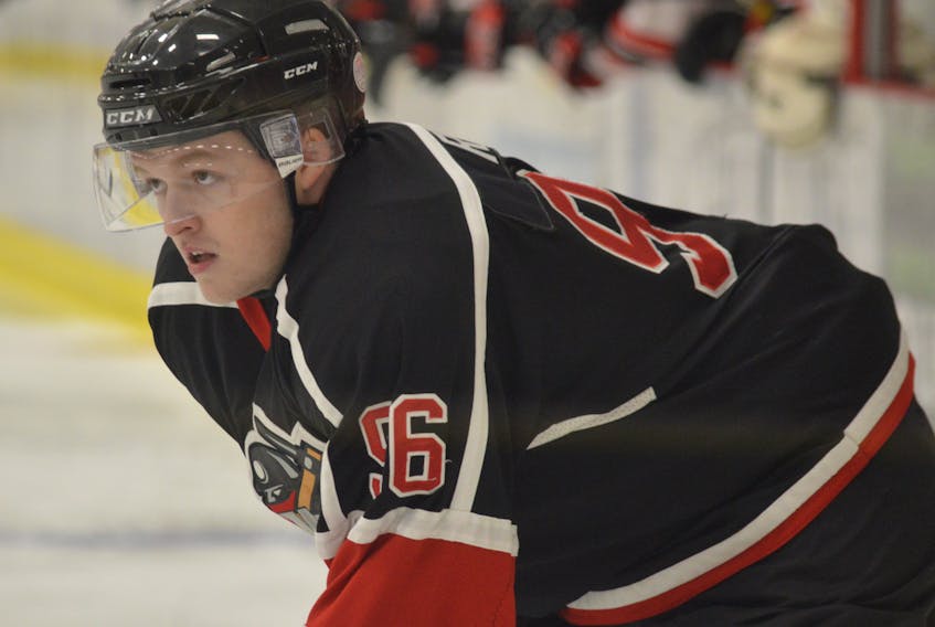 Nineteen-year-old centre Dan Reid of the Kameron Junior Miners is tied for the team lead in points these playoffs with 13. The Junior Miners open the Nova Scotia Junior Hockey League championship series this weekend in East Hants.