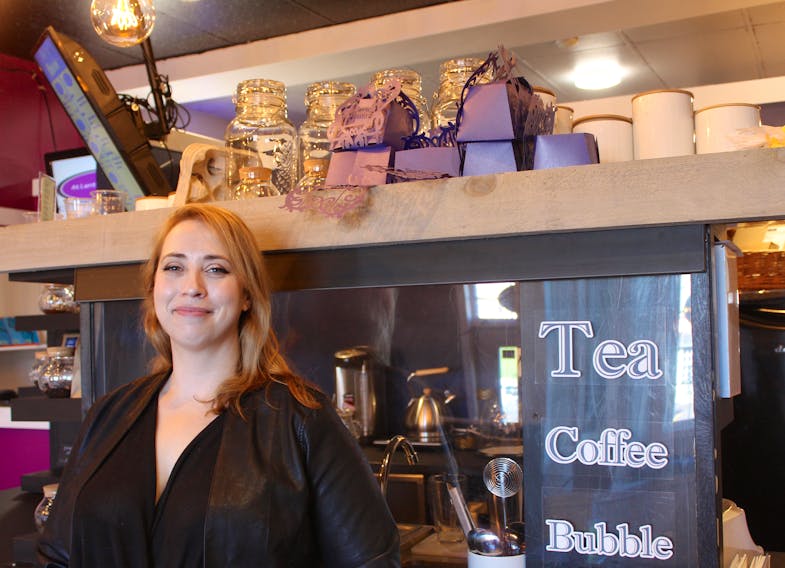 Purveyor of the Brew and Bubble, Megan MacKenzie, fell in love with tea while working in East Asia after completing her undergraduate degree. The Sydney woman, 33, opened the Townsend Street shop in mid-October.