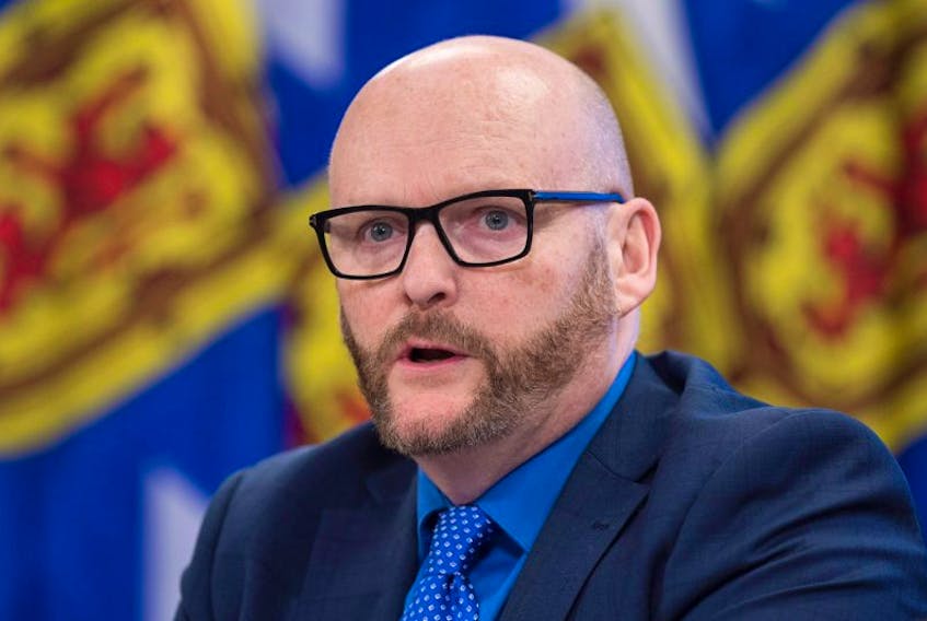 Nova Scotia Auditor General Michael Pickup fields question after releasing his latest set of reports in Halifax on Wednesday.