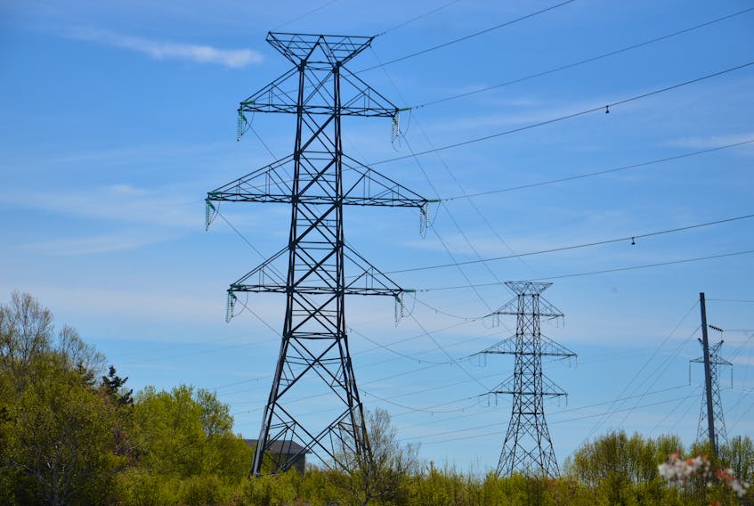 High voltage power lines are shown in the Mill Creek area near Point Aconi Road. Nova Scotia Power says around 20 incidents of copper wire theft to its equipment was reported in Cape Breton during the month of May.