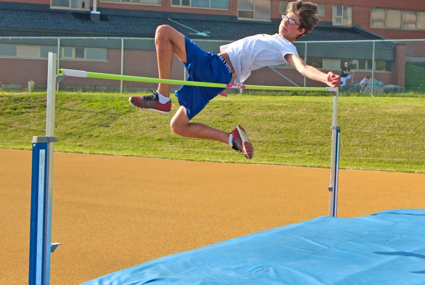 Diego Marshall of Chapel Island, a member of Team Nova Scotia/Nunavut, will compete later this month in the high jump at the 2018 Royal Canadian Legion National Youth Track and Field Championships in Brandon, Man.