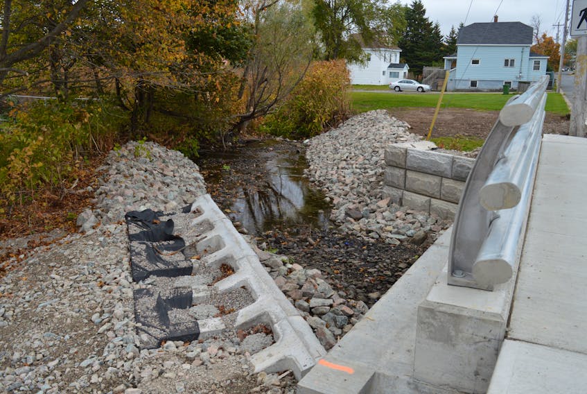 Work to replace an old culvert on Regent Street in North Sydney was completed last month and the road has since opened to the public as of Oct. 14. The culvert was replaced because it had reached the end of its “useful life.” Jeremy Fraser/Cape Breton Post