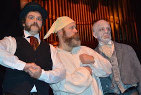 George MacKenzie, seen here as Scrooge in the Highland Arts Theatre’s “A Christmas Carol,” joins Chris Corbett and Kevin Munroe in the HAT's first production of 2020, “The Drawer Boy” opening Tuesday, Jan. 14.