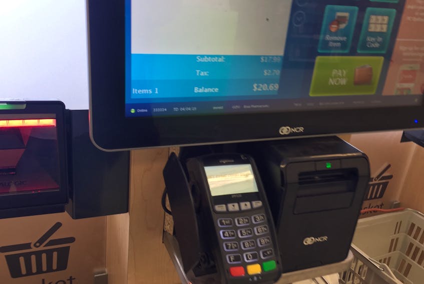 This self-checkout is one of many that began popping up at major retailers in Cape Breton over the past year.