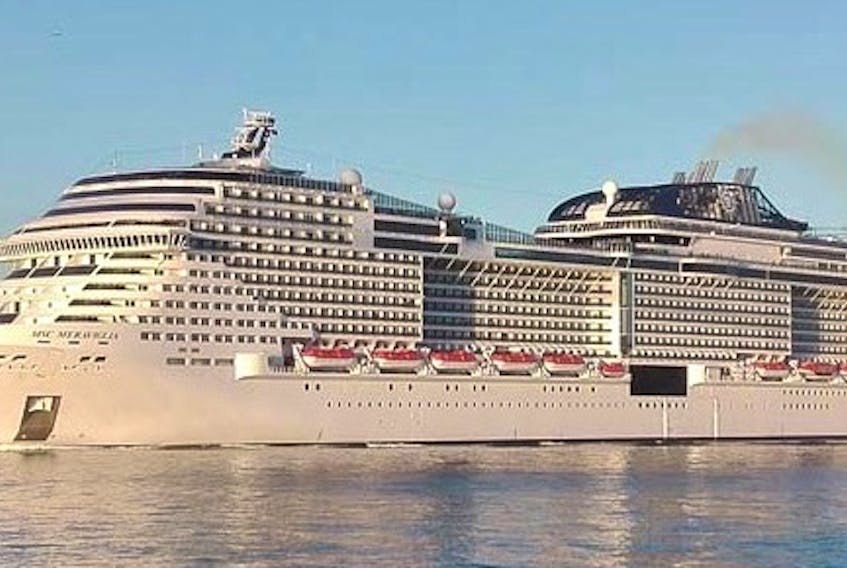 The MSC Meraviglia at Lisbon, Portugal, on June 7, 2017. The cruise ship, which holds a maximum of nearly 4,500 passengers, will visit the port of Sydney twice in October.
