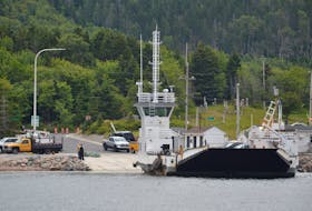 The Englishtown ferry, shown above in this file photo, is still not running yet this season.
