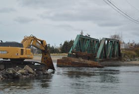 The Mira Gut Bridge was removed in November 2017 after engineers determined it was unsafe.