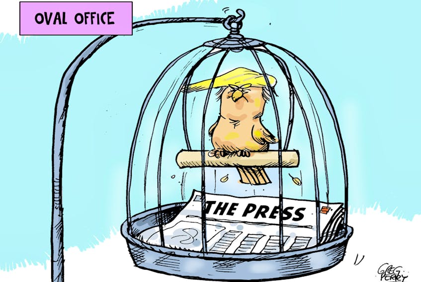 Editorial cartoon for Saturday, Nov. 17, 2018. — Greg Perry
