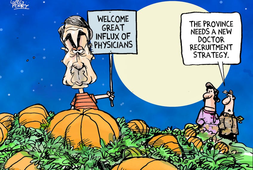 Editorial cartoon for Friday, Oct. 19, 2018.— Greg Perry