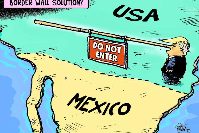 Greg Perry's editorial cartoon for Saturday, Jan. 12, 2019.