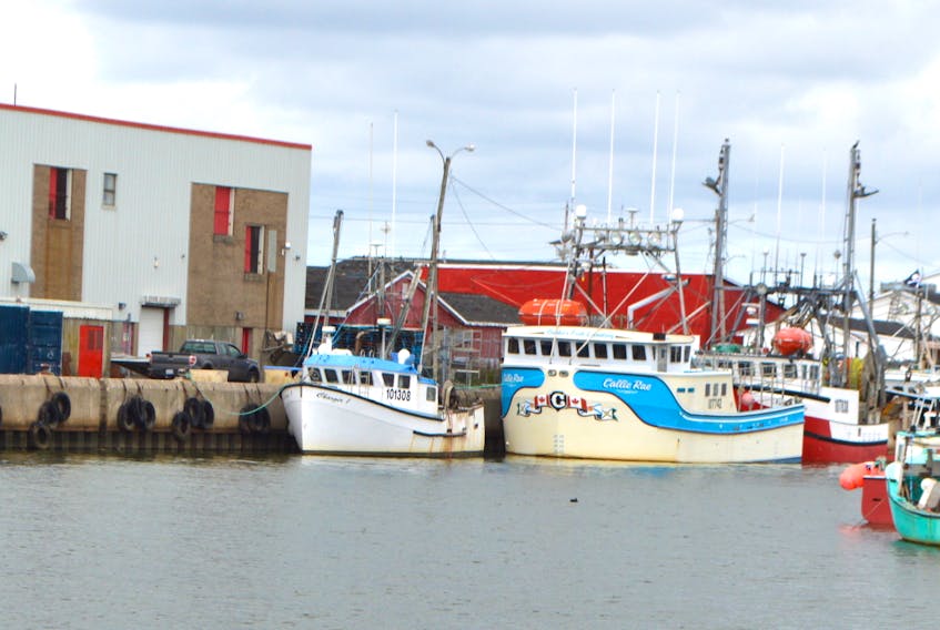 Fishing boats are a regular sight at the docks in Glace Bay. They are part of an commercial fisheries industry which produced an economic value in Canada in 2017 was over $3 billion.