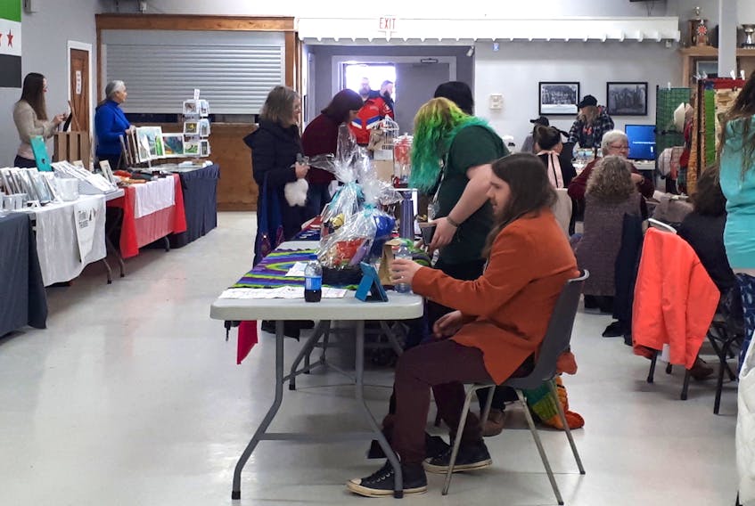 Local vendors were at the Home of our Heartisans pop-up market at the Cedars Club in Sydney last Sunday. The market will pop-up again this Sunday and on Feb. 24 in conjunction with the Scotties Tournament of Hearts, allowing visitors to take home a piece of Cape Breton.