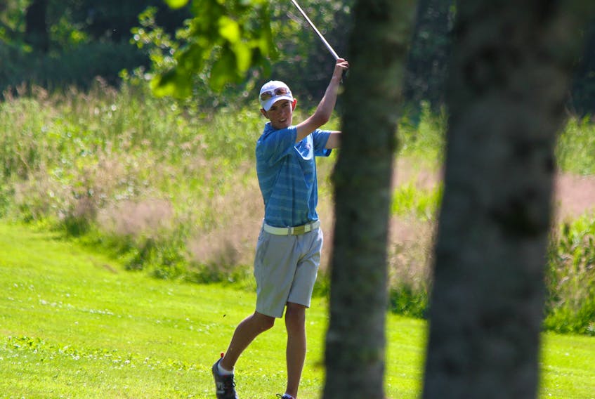 Aubrey Farrell of Sydney Forks is one of the Cape Breton players competing at the Nova Scotia Golf Association’s MCT Men’s Amateur Championship in New Glasgow this weekend. MICHAEL SHRODER/GOLF CANADA
