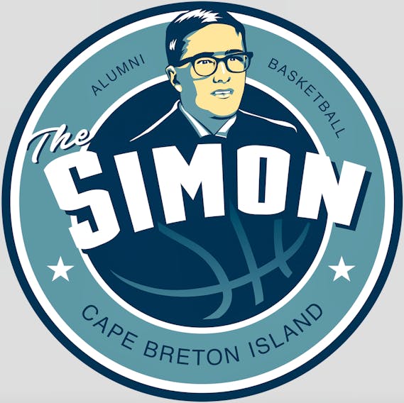This is the logo from the Simon Chiasson Memorial Alumni Basketball Tournament.