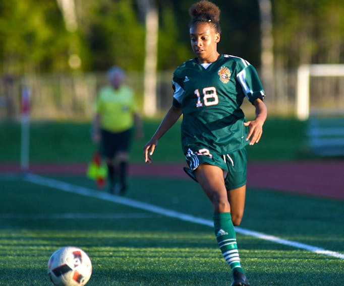 Former Cape Breton Capers midfielder/forward Tamara Brown made Capers history earlier this year, becoming the first Cape Breton University women’s soccer player to sign a professional soccer contract. Brown will play the 2019 season with Mallbackens IF of the Elitettan Soccer League in Sweden. CONTRIBUTED/CAPERS ATHLETICS