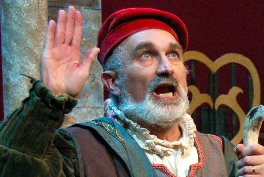 Actor John Lingard performs “Shylock” in a Boardmore Theatre production of Shakespeare’s “The Merchant of Venice.” The Cape Breton University venue has just announced its 2018/2019 schedule.