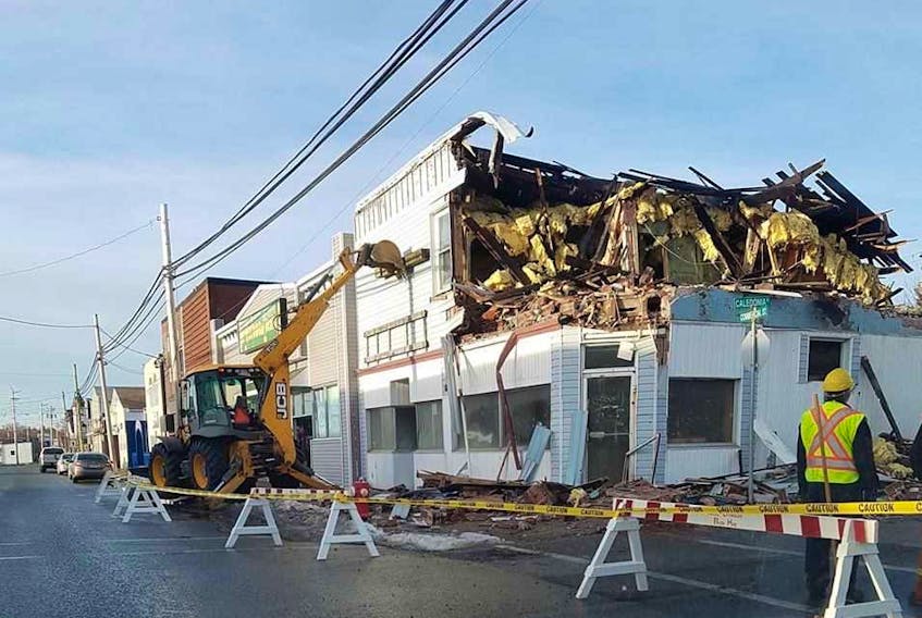 The former Harvest House building on Commercial Street in North Sydney was torn down in January after the Cape Breton Regional Municipality issued a demolition order. Eleven other buildings on the Northside are slated for demolition, which is expected to take place this month.