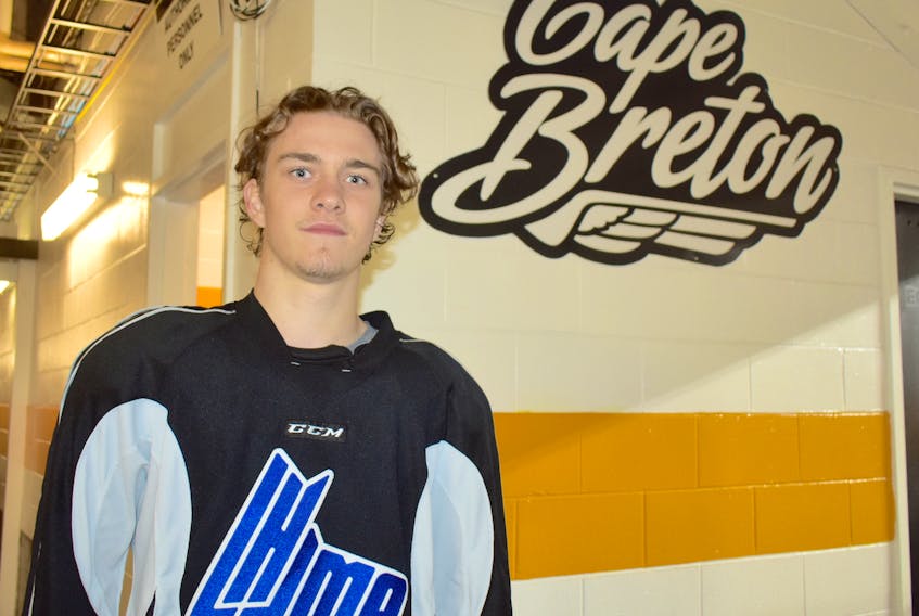 Brooklyn Kalmikov is in his second season in the Quebec Major Junior Hockey League with the Cape Breton Screaming Eagles. The 17-year-old forward hopes to build off his rookie season, where he scored 18 goals and posted 36 points.