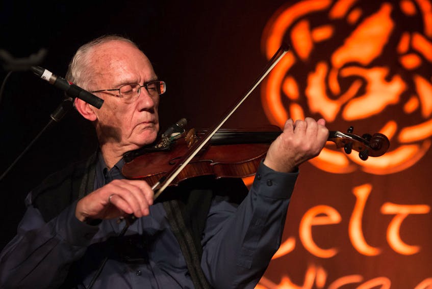 Carl MacKenzie is shown during one of his performances at the Celtic Colours International Festival.