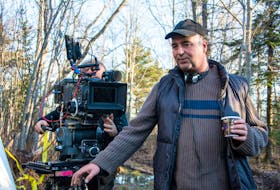 Writer-director Michael Melski is shown on the set of his film, “The Child Remains” which has just received U.S. distribution and is in negotiations for world distribution with a U.K. company.