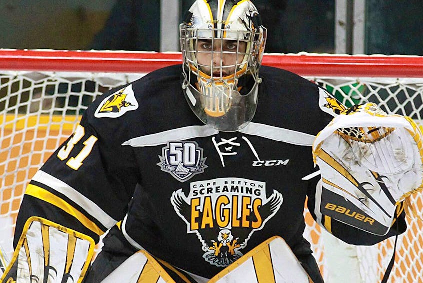 Screaming Eagles goaltender Kevin Mandolese will be have to be on top of his game if Cape Breton is to come out on top in its playoff series against the Rimouski Océanic.
