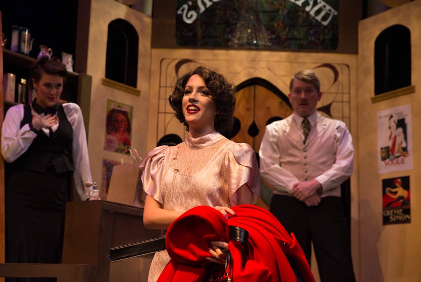 Katherine Woodford was at centre stage as Amalia in a recent production of “She Loves Me” at the Highland Arts Theatre. She will return to the Sydney stage from Dec. 12-16 for the annual staging of “A Christmas Carol.”