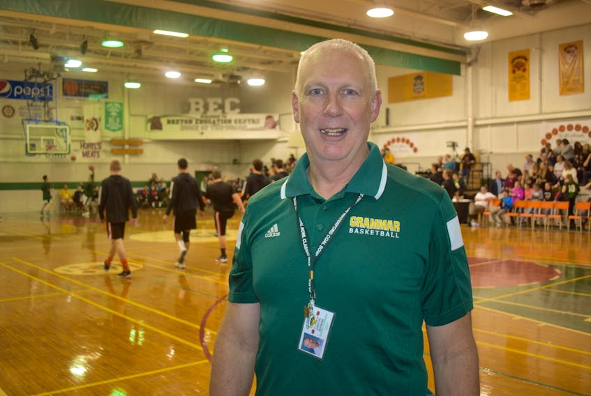 Tim McGarrigle is in his 14th year as head coach of the Halifax Grammar School senior boys’ basketball team. The 56-year-old began his coaching career at the University College of Cape Breton, now known as Cape Breton University, in 1984.