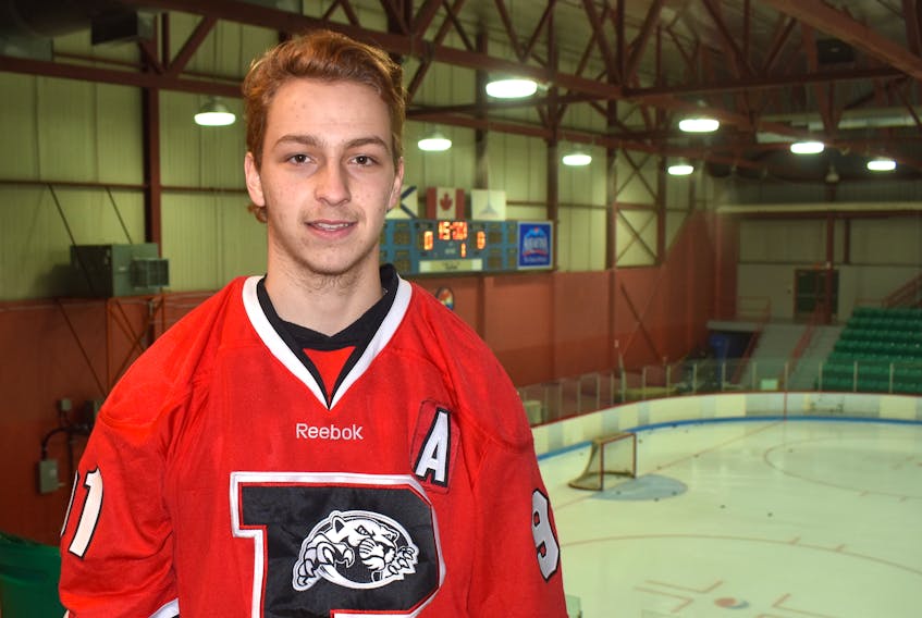 Dylan MacDonald of the Glace Bay Panthers will play in his final Nova Scotia School Athletic Federation provincial championship when Glace Bay High School hosts the tournament at the Canada Games Complex this weekend. MacDonald, a graduating forward, record 29 points in 14 regular season games this past season.