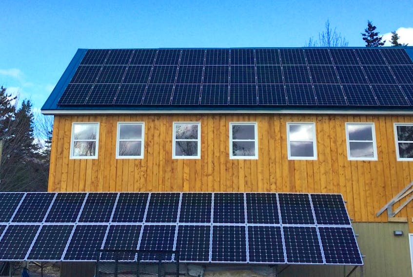 Cabot Shores new events and retreat building is now equipped with an array of solar panels installed by Appleseed Energy of Cape Breton.