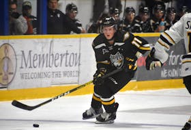 Derek Gentile of the Cape Breton Eagles is playing in his final season in the Quebec Major Junior Hockey League. The Sydney native considers it to be an honour to play his final year for his hometown team.