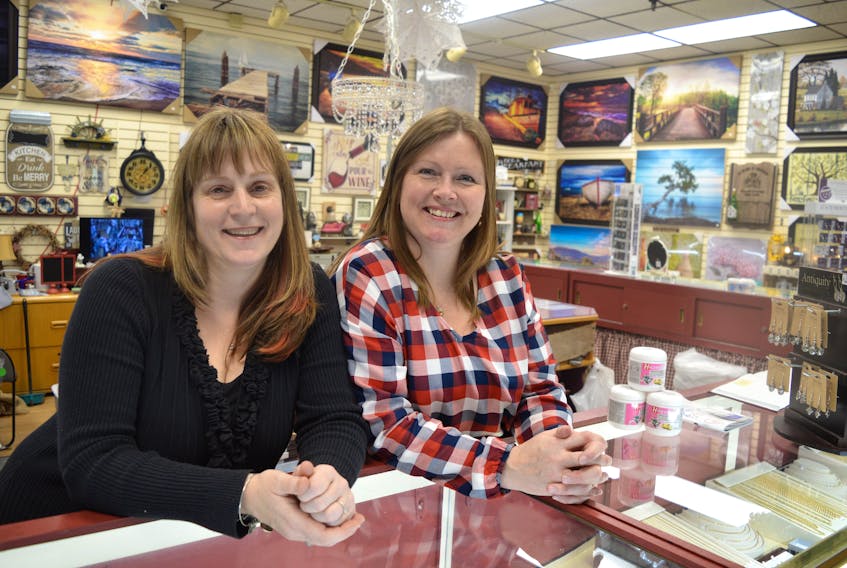 Camille McMullin, left, and Jovita Hynes, have opened Vintage Jewellers Ltd. at the Sterling Mall in Glace Bay. The two women are former employees of Goldsil Jewellers which closed when the owner retired.